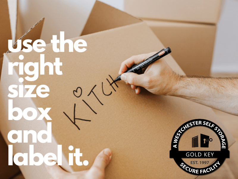 Storage Tips Croton Use The Right Sized Box